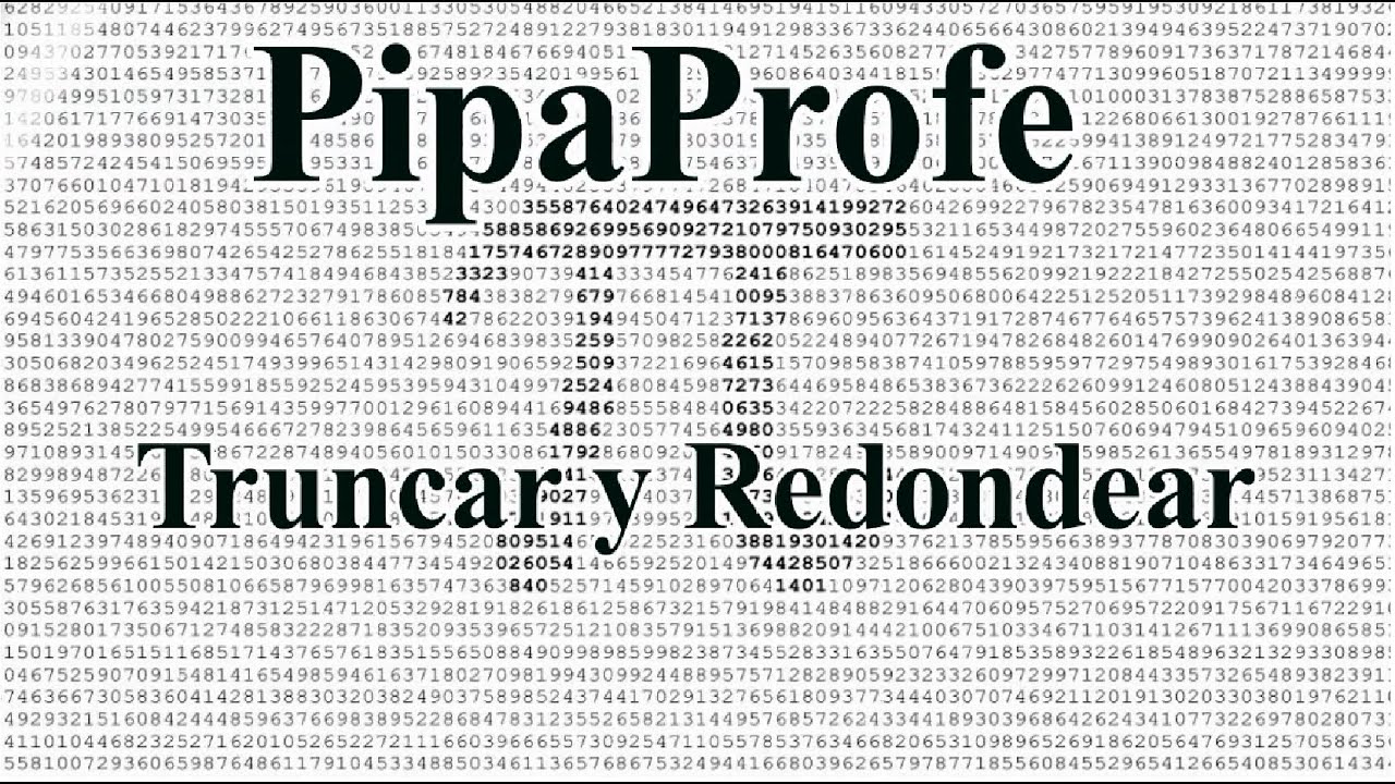 Aproximación - Truncar y Redondear un Número Decimal