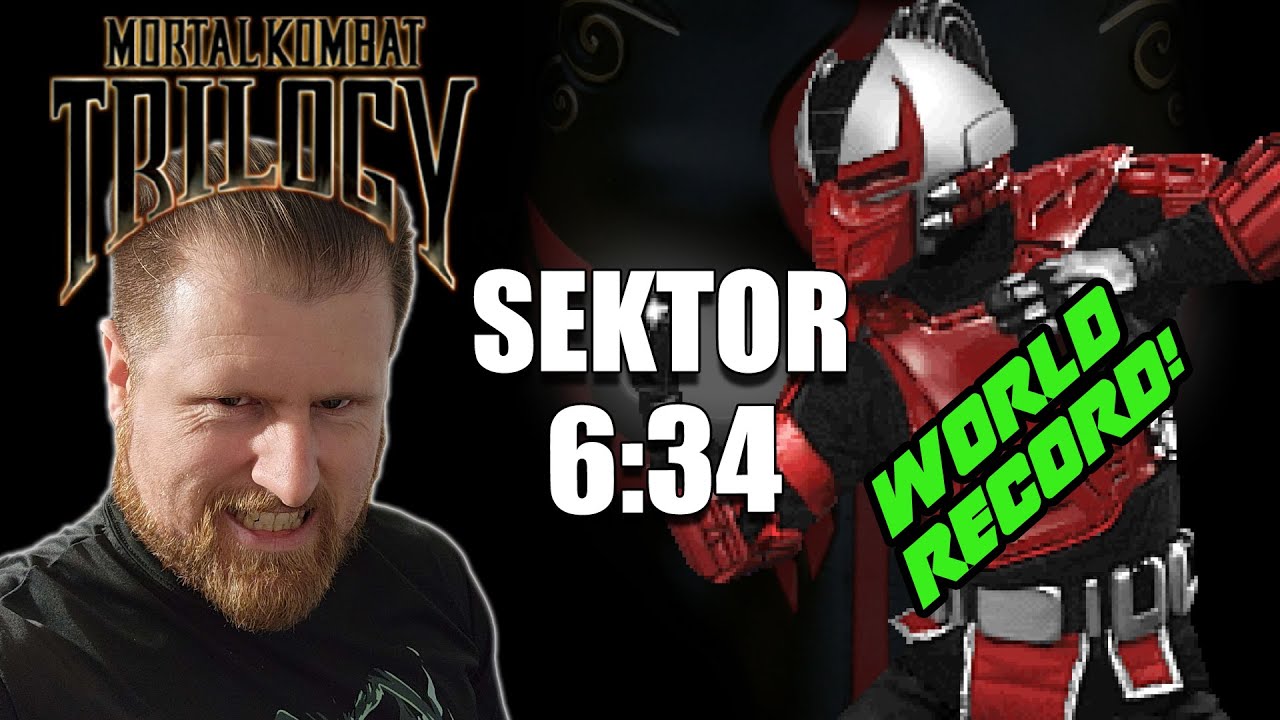 БЕЗУМНОЕ прохождение Mortal Kombat Trilogy с Sektor — 6:34 [МИРОВОЙ РЕКОРД]