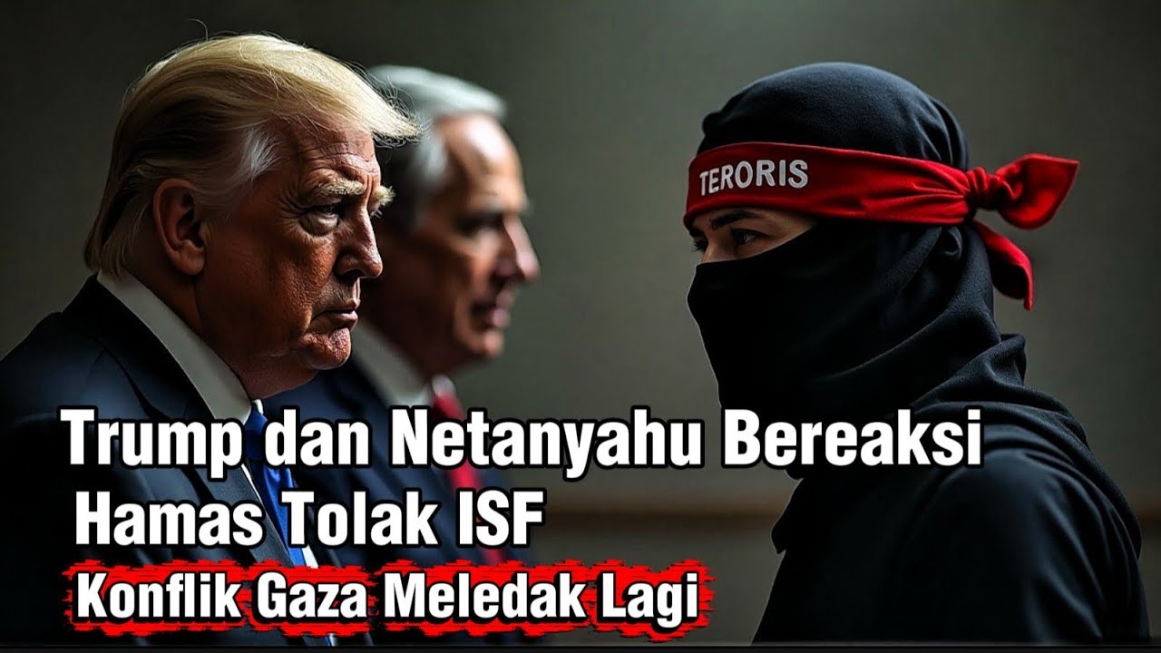 Trump dan Netanyahu Bereaksi ‼️Hamas Tolak ISF, Konflik Gaza Meledak Lagi.