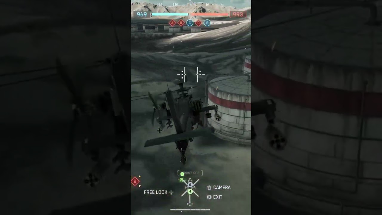 Battlefield 6 - Tanks don't stand a chance! #battlefield #console #attackhelicopter