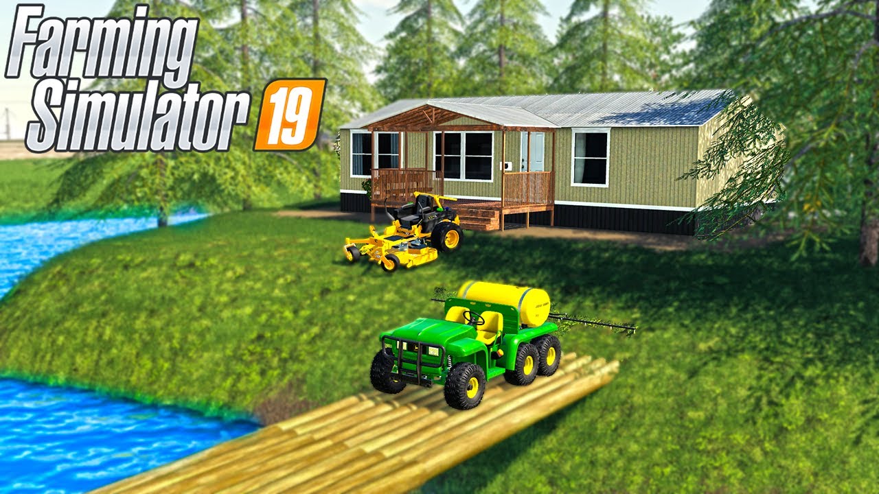 MOWING $300,000 PRIVATE ISLAND | (ROLEPLAY) FARMING SIMULATOR 2019