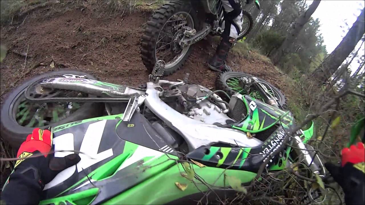 enduro, full cross, forest , crash