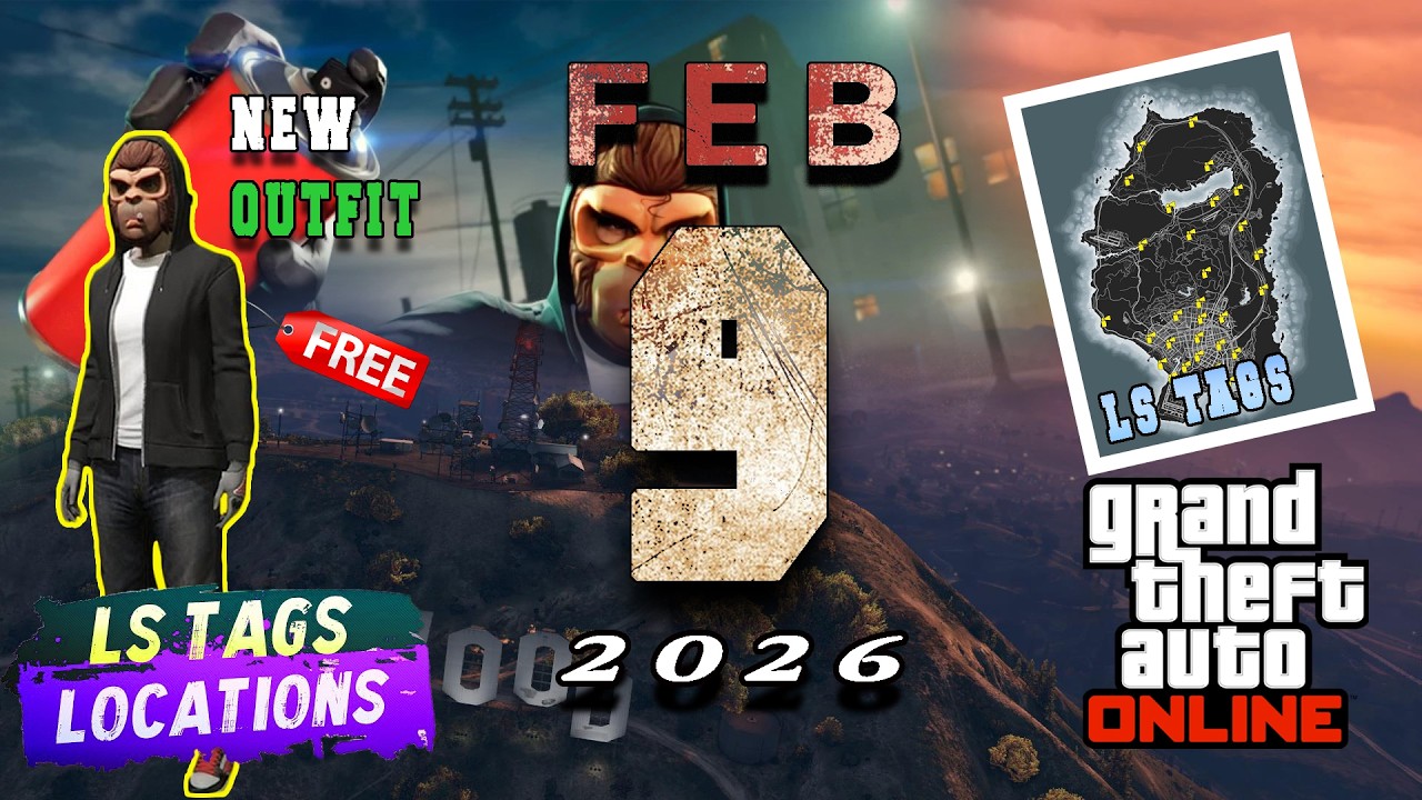 LS Tags Locations [February 9th] GTA Online 2026!!!