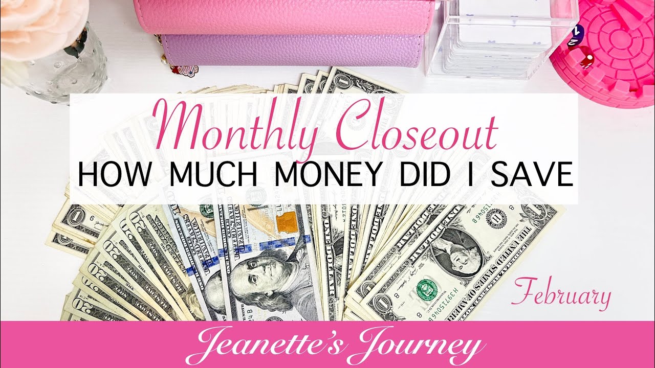 MONTHLY CLOSEOUT | UNSTUFFING CHALLENGES | HOW MUCH DID I SAVE | CASH STUFFING