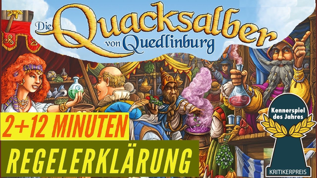 Quacksalber von Quedlinburg Regeln Anleitung Kennerspiel des Jahres 2018