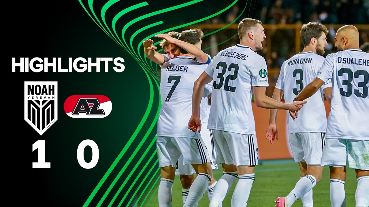 HISTORY! First Armenian club to win a European play-off match | Noah 1–0 AZ Alkmaar