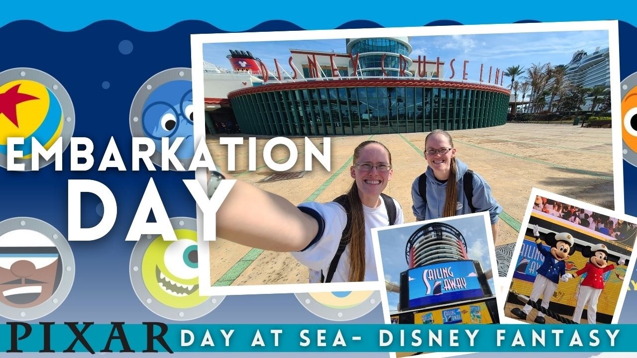 EMBARKATION DAY | PIXAR DAY AT SEA | DISNEY FANTASY | 5 NIGHT 2026