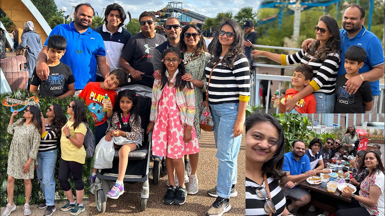Thorpe park (theme park) Gaye | thepla leke ! Gujjufamily