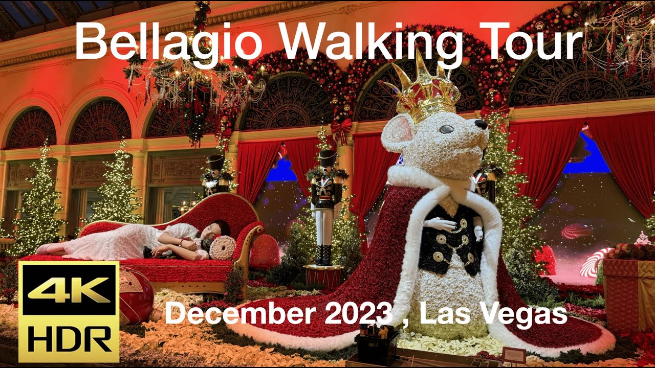 Bellagio Walking Tour , December 2023  , Las Vegas
