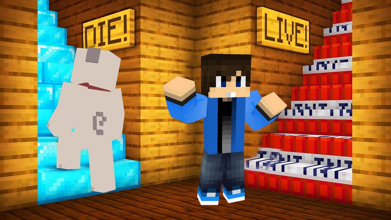 DANI ÉS KIIS VÁLASZD A JÓ LÉPCSŐT A MINECRAFTBAN!