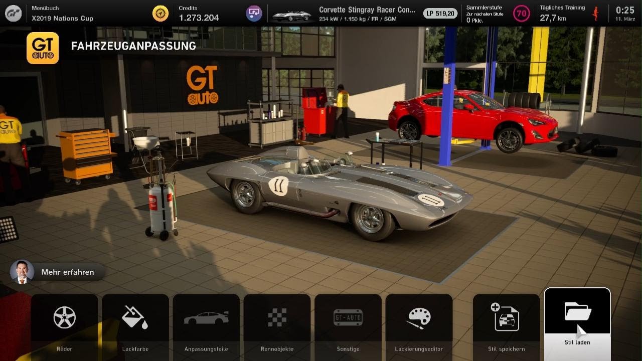 Gran Turismo 7 Autokauf - 7 Millionen credit für Corvette Stingray Racer Concept Car