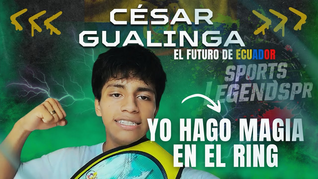 El futuro del boxeo ecuatoriano: Cesar Gualinga