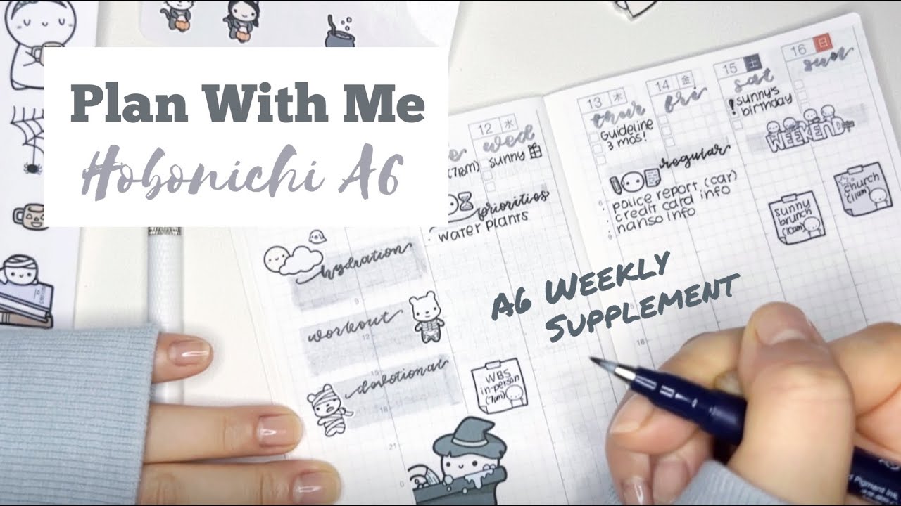 ✍🏼 Real-Time Plan With Me in My A6 Weekly!