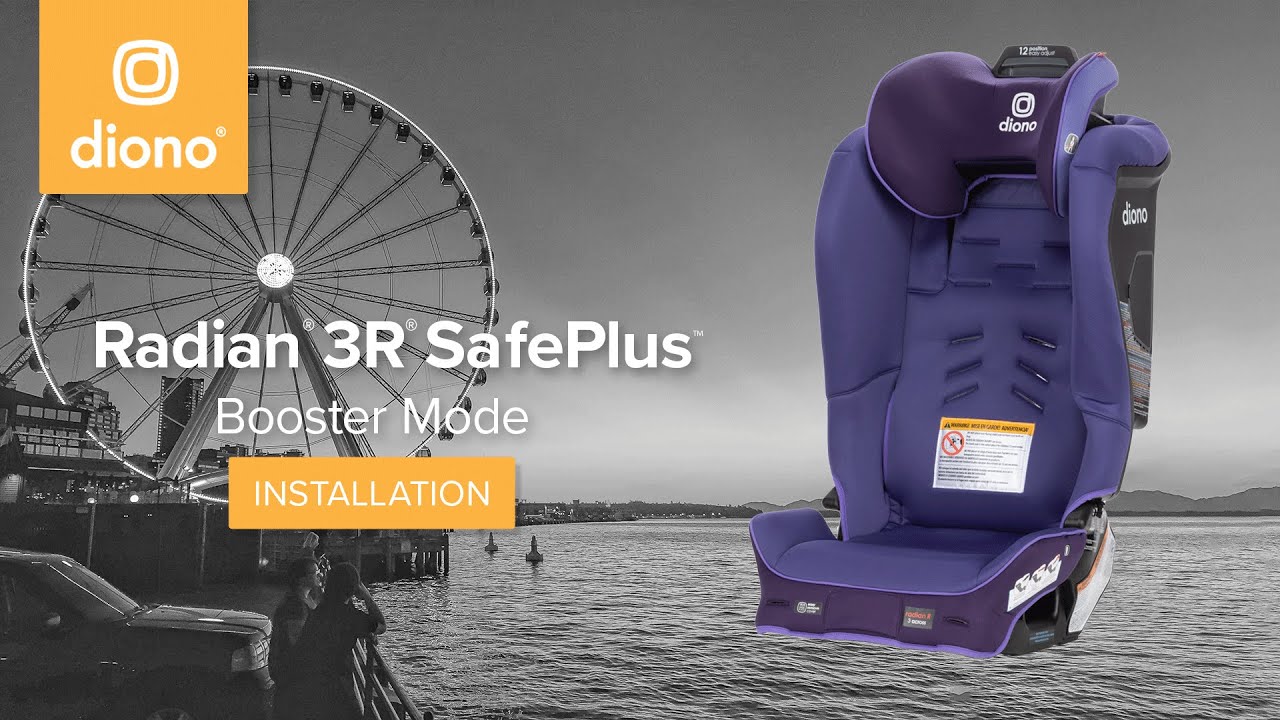 Radian® 3R SafePlus™ | All-in-One Convertible Car Seat | Booster Mode Installation | 2023-Present