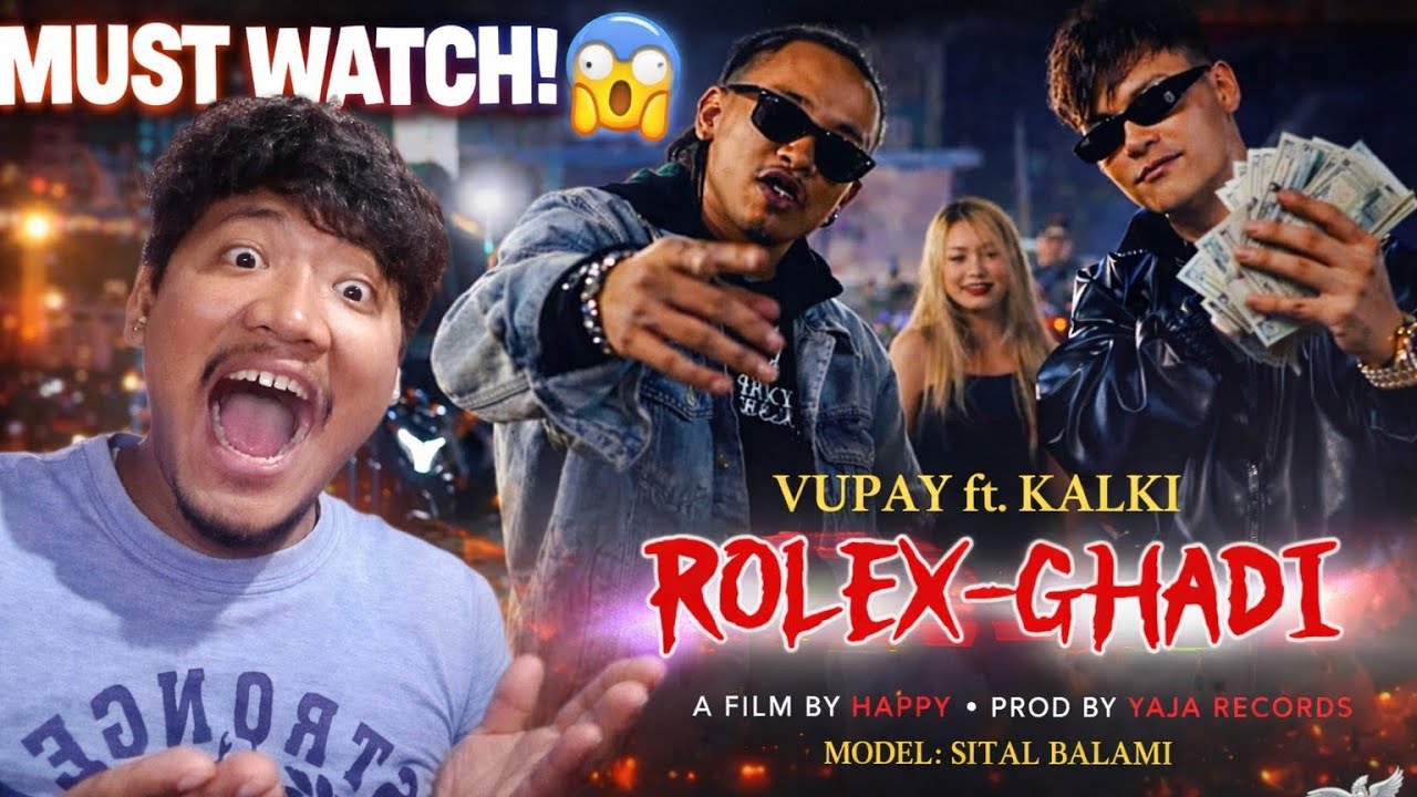 ROLEX GHADI – VUPAY ft. KALKI 🔥 | First Time Reaction | Nepali Hiphop Reaction 😱