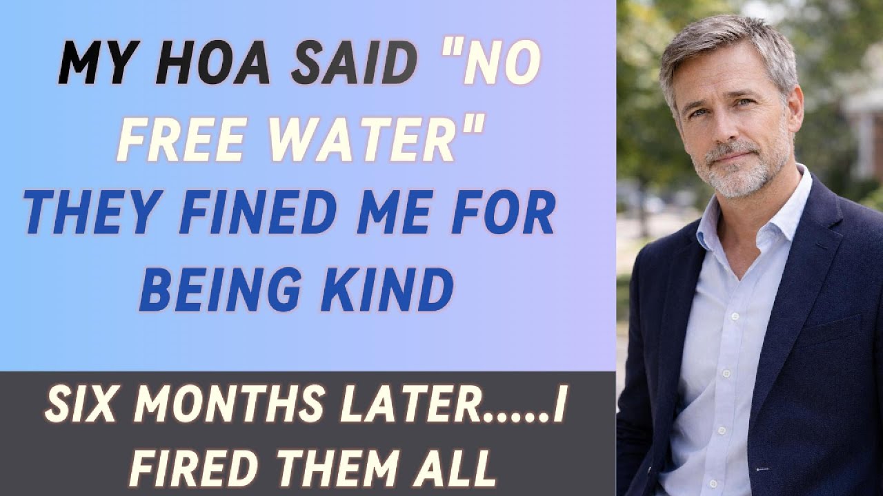My HOA Fined Me For Giving Out Water -I Read The ByLaws And Fired Them All #redditstories #hoa