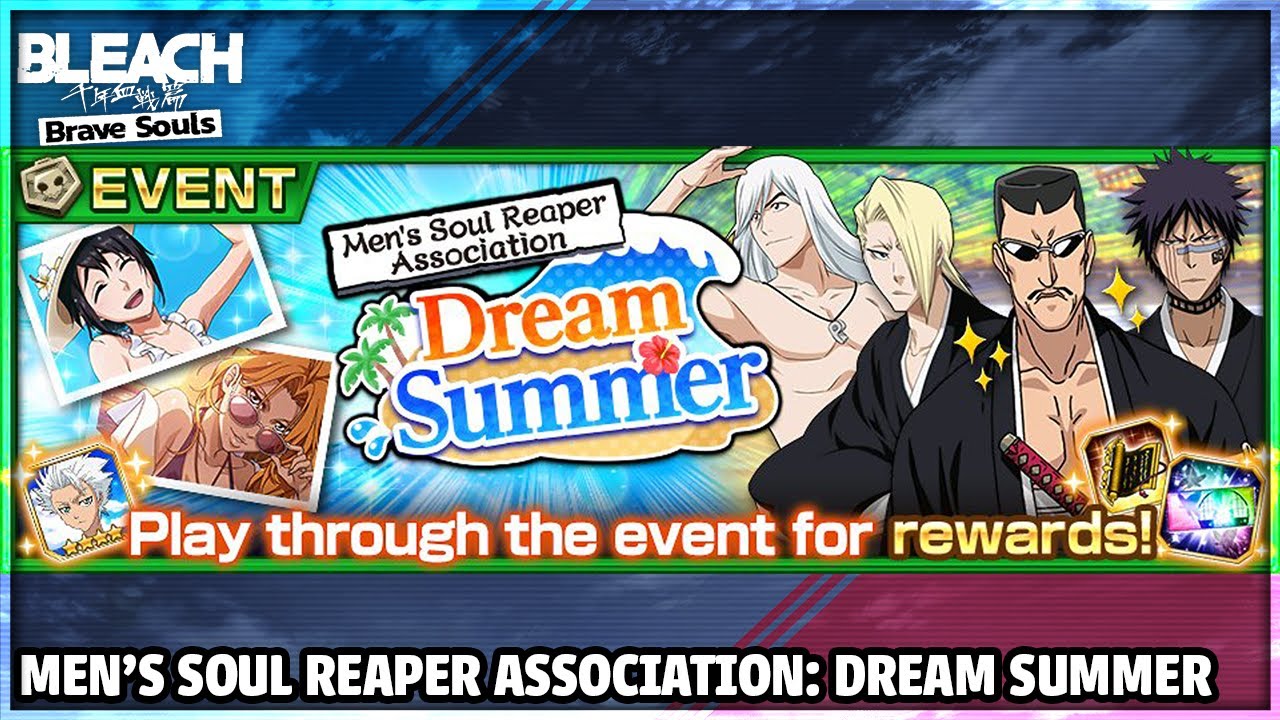 Bleach: Brave Souls - Men's Soul Reaper Association: Dream Summer Limited-Time Quests (PS5 1440p)