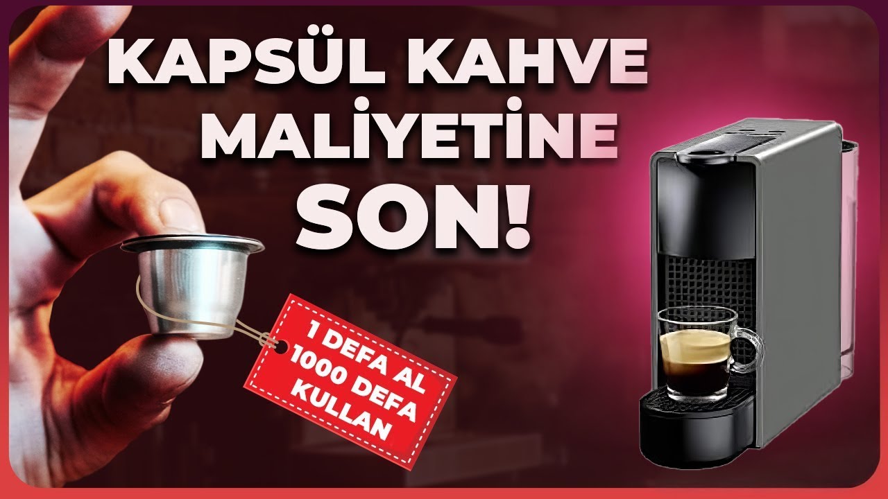 Çelik Kapsül Espresso Kahve Dolumu ve Kullanımı