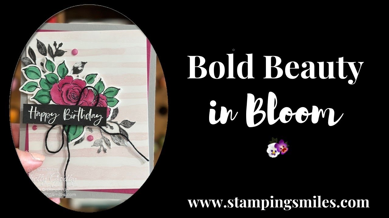 Charming Day Birthday Card Tutorial with Berry Burst Florals