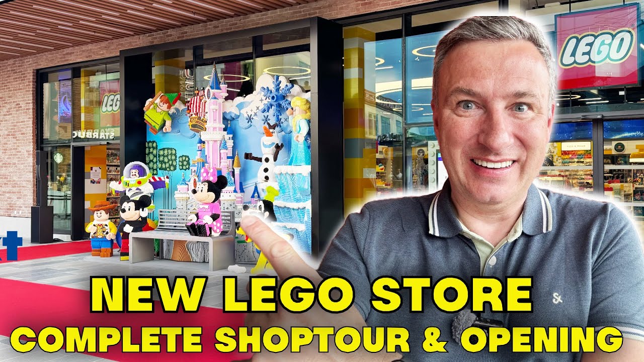 🛍️ The NEW “LEGO STORE” opened his doors in Disneyland Paris - Full shop tour