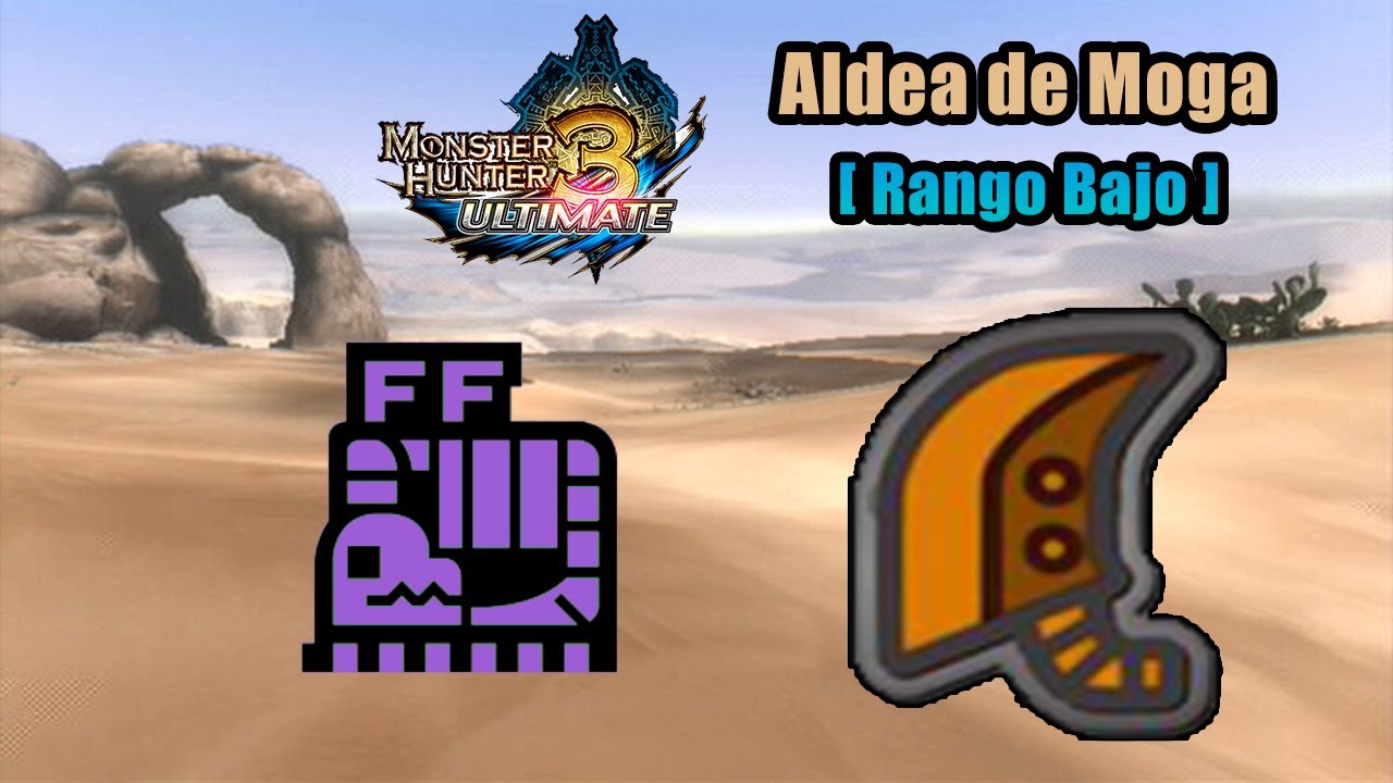 MH3U [Wii U] - Entrega 4 Huesos de Cristal - Rango Bajo [2⭐] - Aldea de Moga [Los Huesos de Cristal]