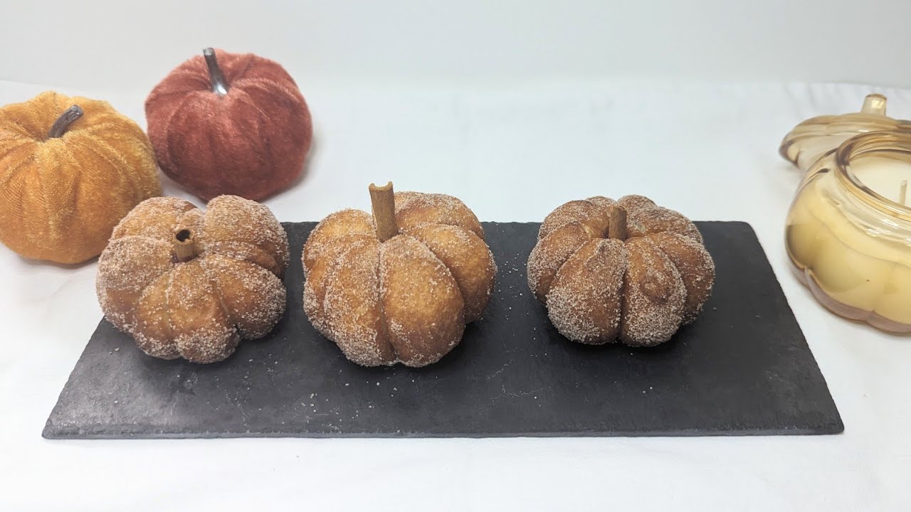 🎃 HALLOWEEN KRAPFEN / BERLINER 🎃 Kürbis Krapfen, Vegan