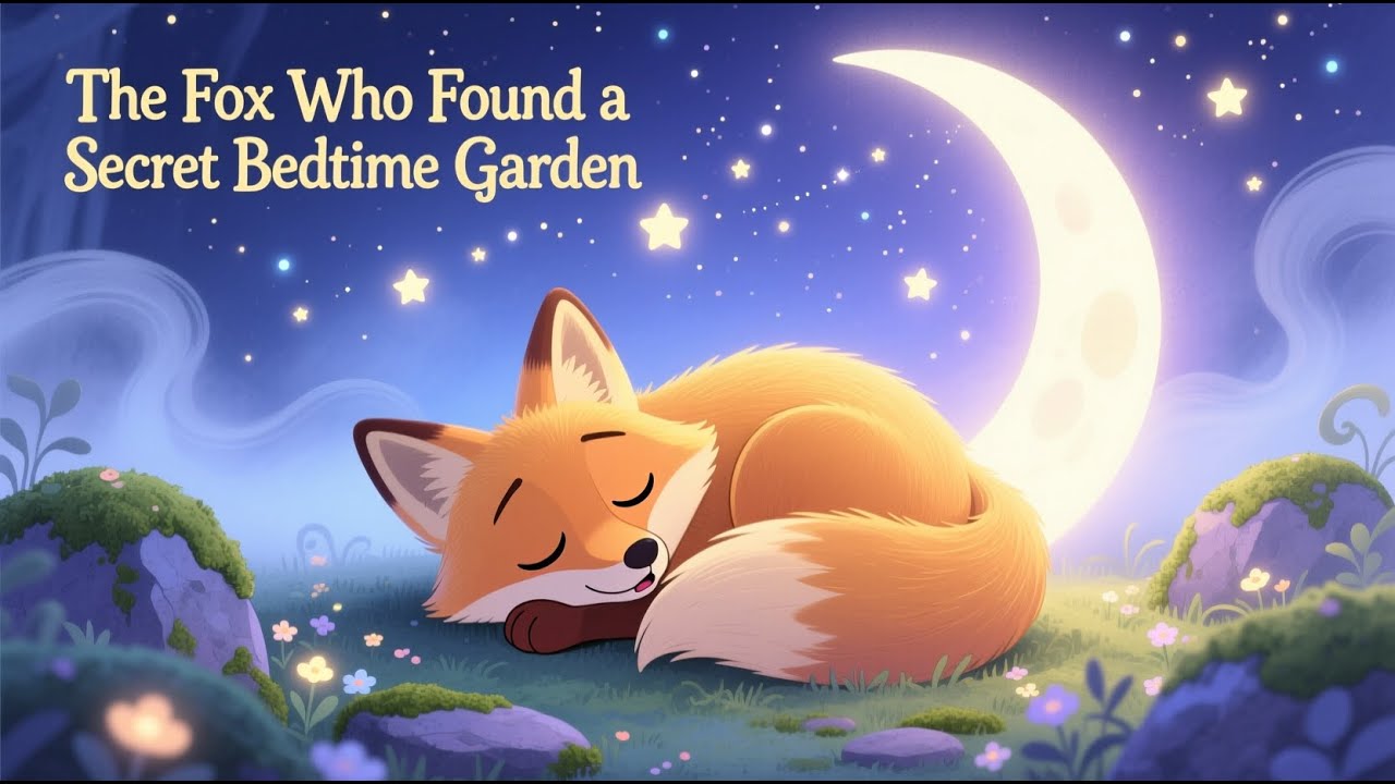 Deep Sleep Story for kids: The Soft Copper Fox Finds a Secret Bedtime Garden | Bedtime Dreamy Paws