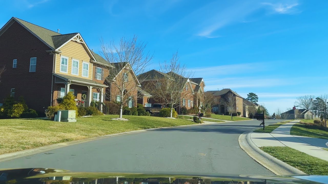 Drive Through American Neighborhoods | Driving Tour | 4k60fps