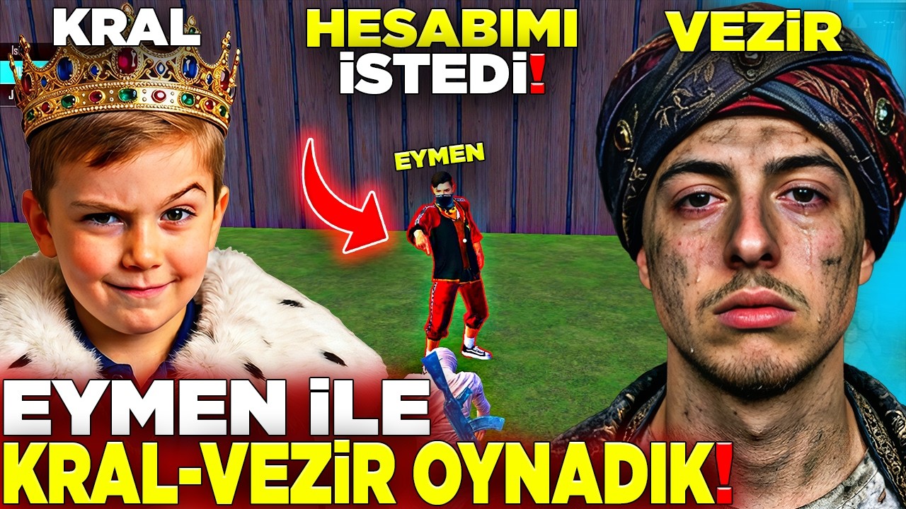 9 YAŞINDAKİ EYMENLE KRAL-VEZİR OYNADIK! 😱 (HESABIMI İSTEDİ) | PUBG MOBİLE