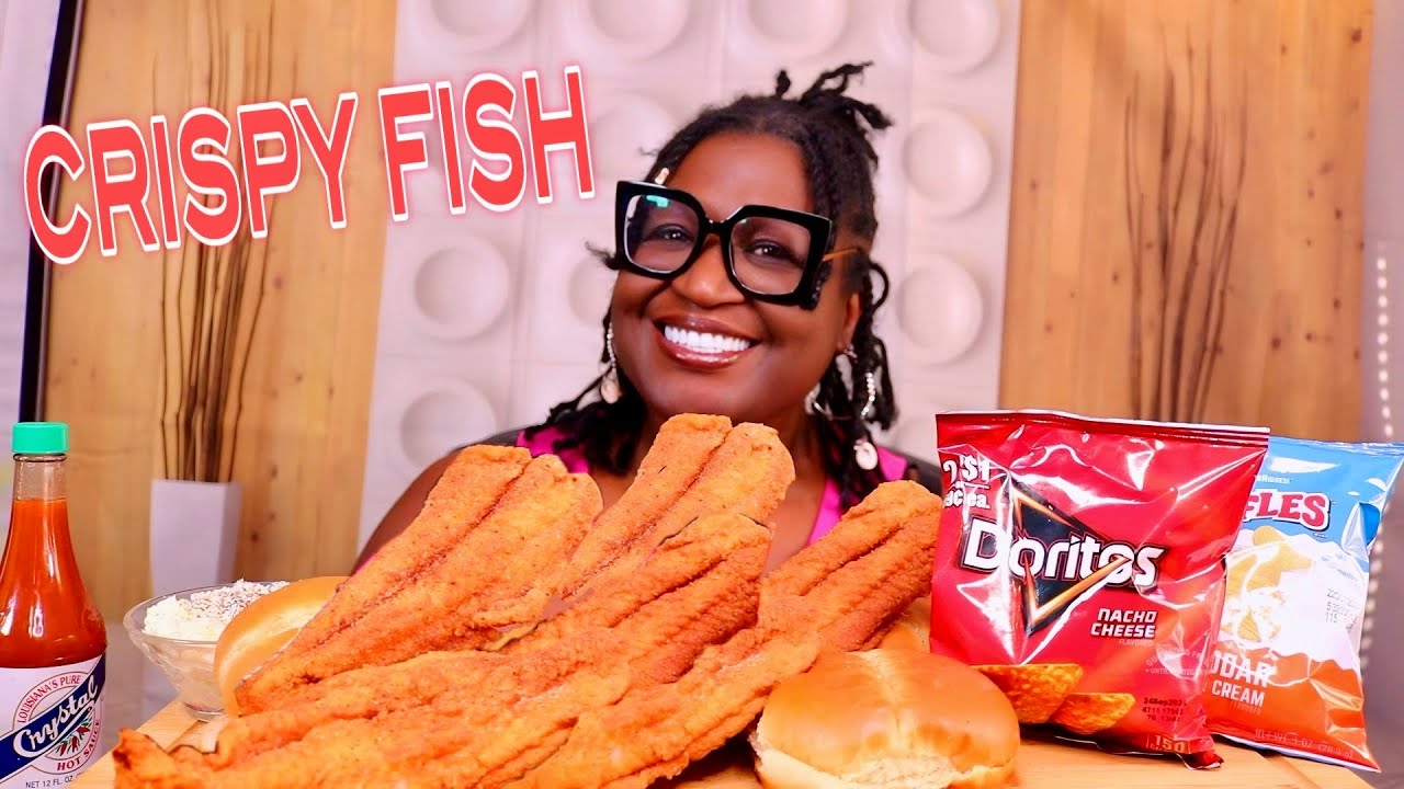 HUGE CATFISH FILLETS | LET'S TALK ABOUT IT!! | EAT WITH ME | 먹방
