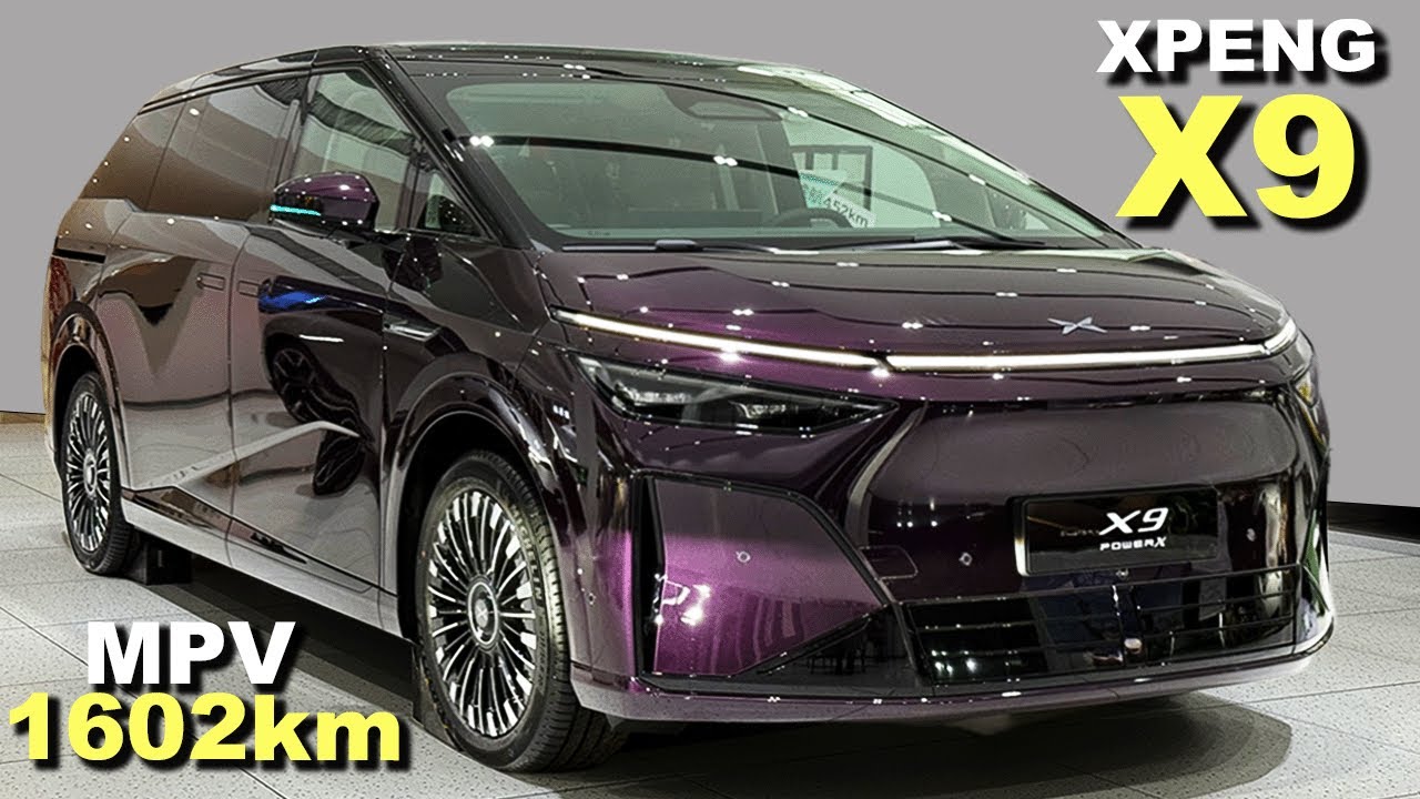2026 New Xpeng X9 - 1602km Range Super EREV MPV Full Tour