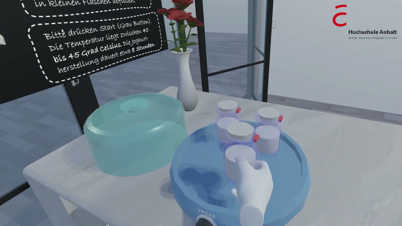 [xRLab] Joghurtherstellung in VR: Ein Biotechnologie Haus 