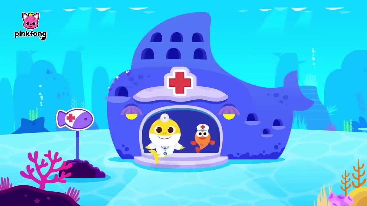 Pinkfong e a Fam&iacute;lia Tubar&atilde;o | Brincando no Hospital 🏥