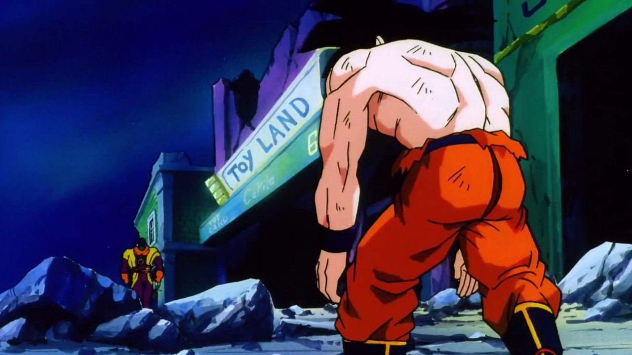 goku falso super sayan vs slug