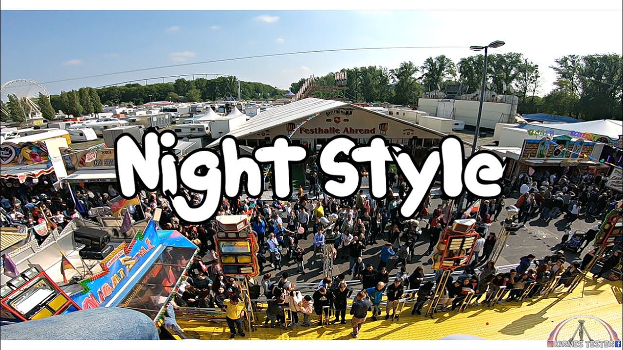 Night Style Armbrecht Kirmes Onride Kermis 2019 Hannover Fr&uuml;hlingsfest Kirmes Tester