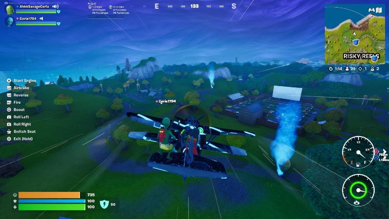 A panicked planed victory royale