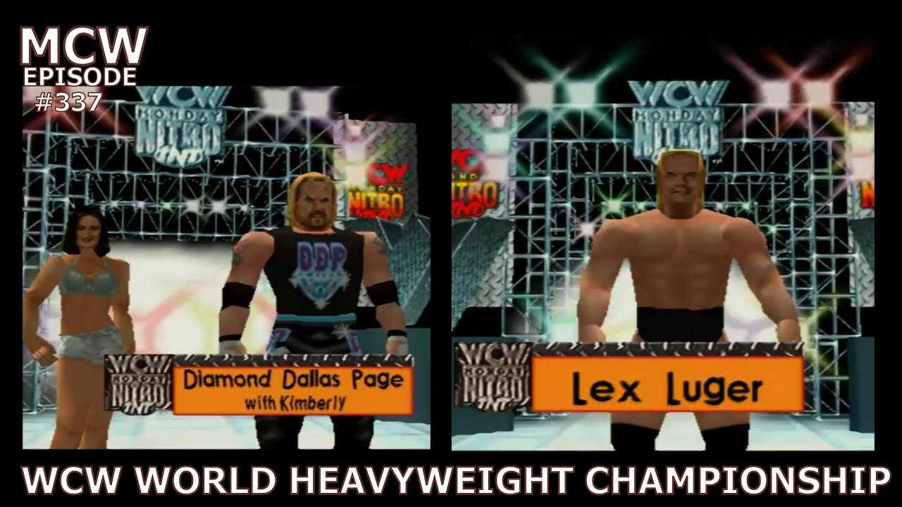 Diamond Dallas Page vs. Lex Luger - WCW World Heavyweight Championship - Ep. 337