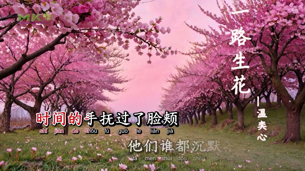 一路生花 卡拉ok | Một Đường Nở Hoa Karaoke -  温奕心 | Ôn Dịch Tâm