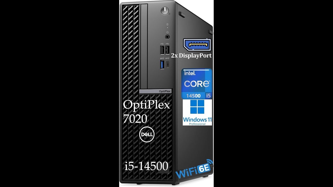 Dell OptiPlex 7020 SFF Review 32GB DDR5 1TB SSD 14th Gen i5 Windows 11 Pro