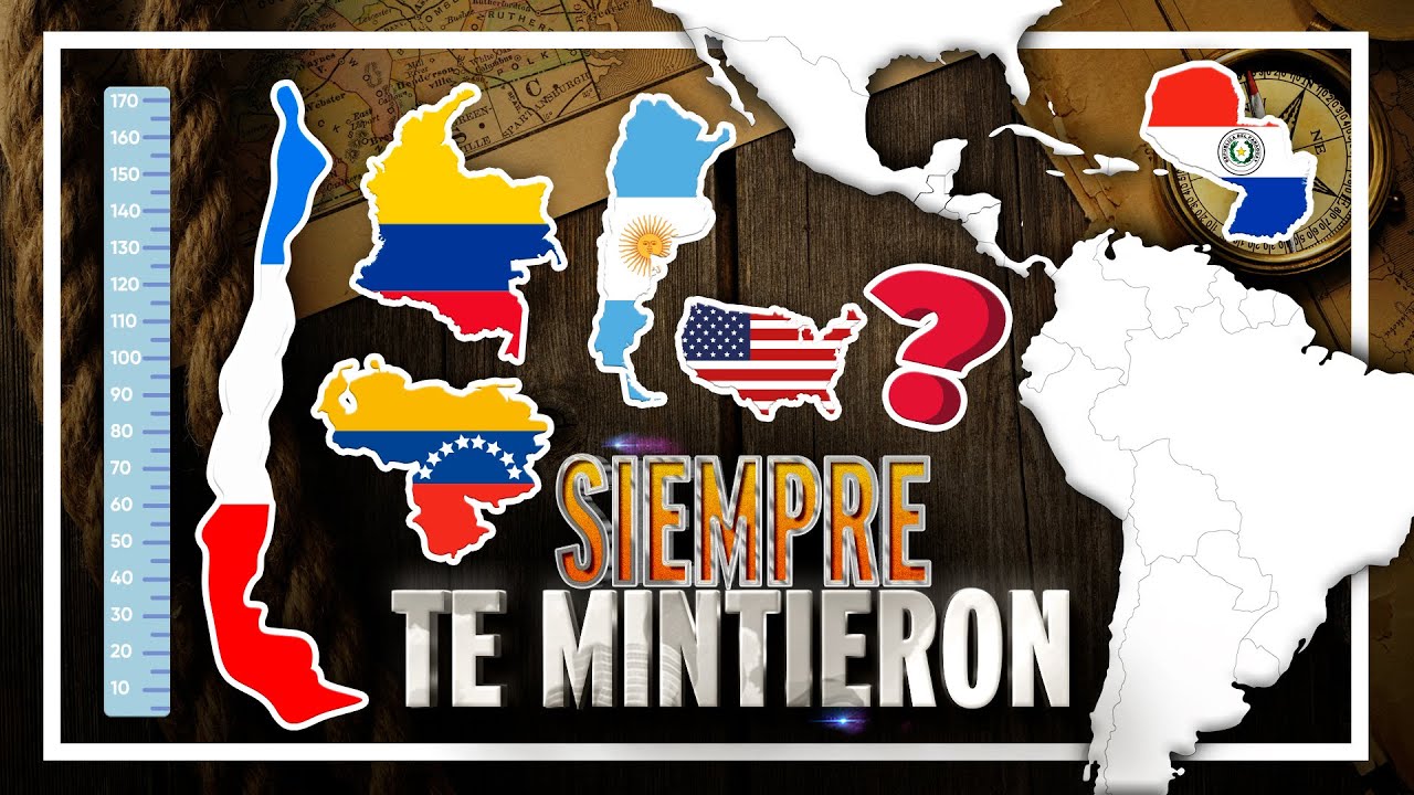 &iexcl;Este es el VERDADERO TAMA&Ntilde;O de los PA&Iacute;SES! &iexcl;TE ENGA&Ntilde;ARON!