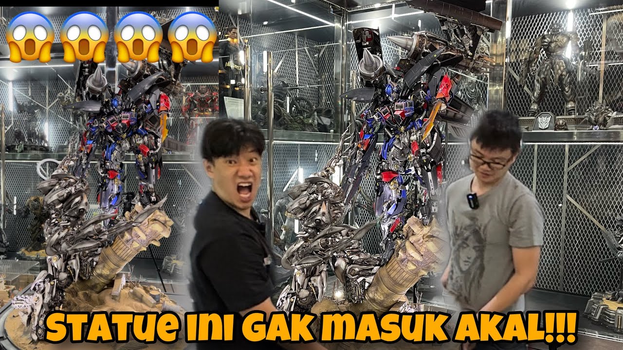 STATUE TRANSFORMERS PALING KEREN DITAHUN 2023!!QUEEN STUDIO MEGATRON VS OPTIMUS PRIME 65 JUTA MAN!!!