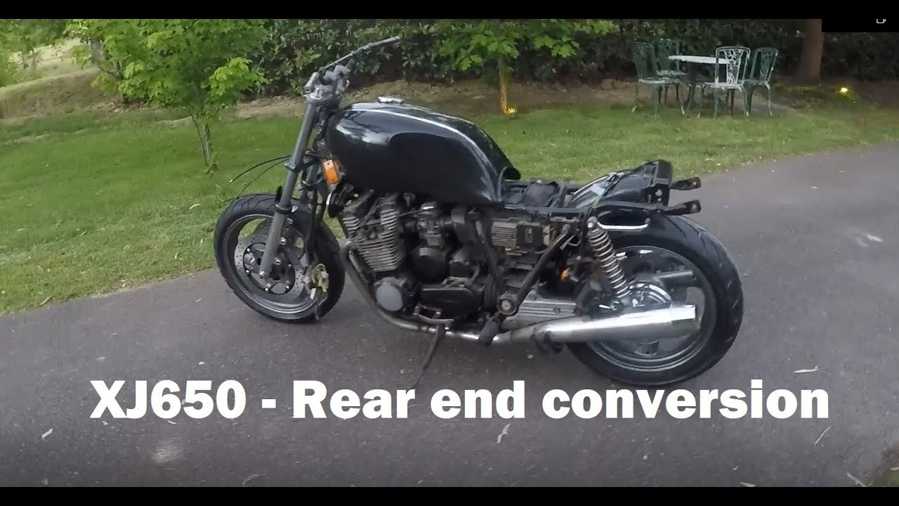 Yamaha XJ650 Part 7 Completing rear end conversion