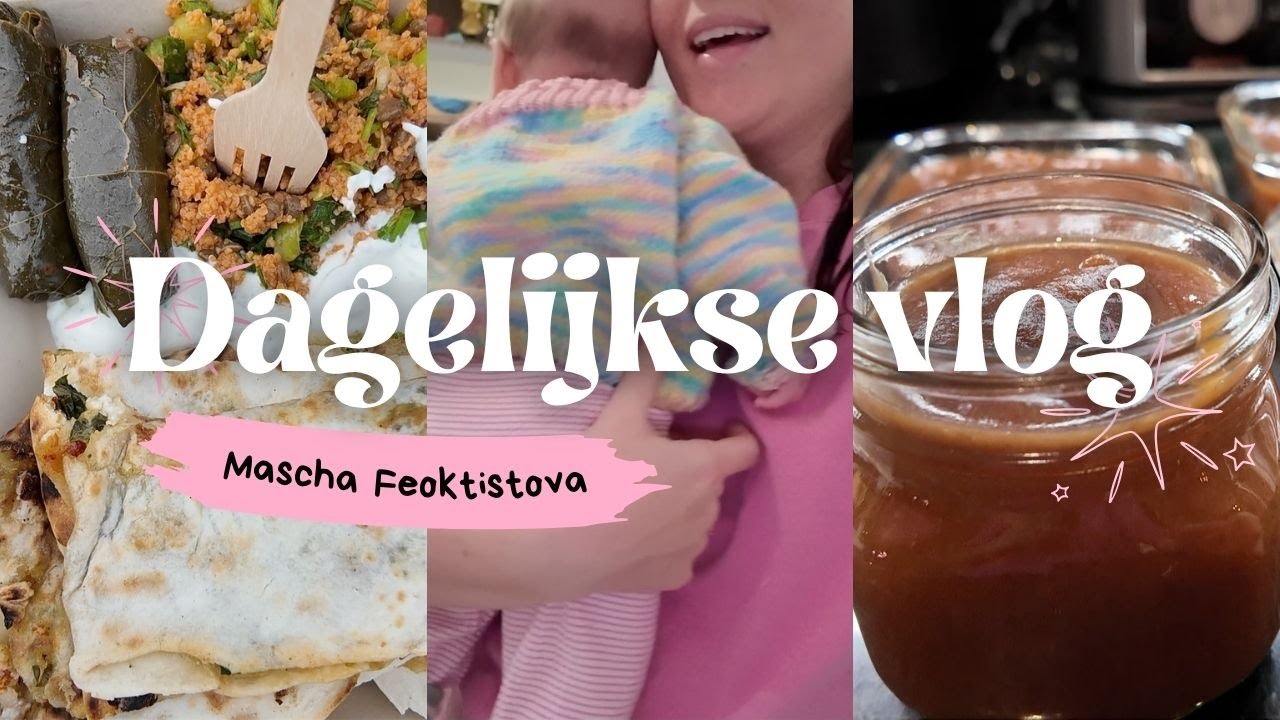 Apple butter zelf maken en naar de Noordermarkt in de regen | Vloggloss 3965