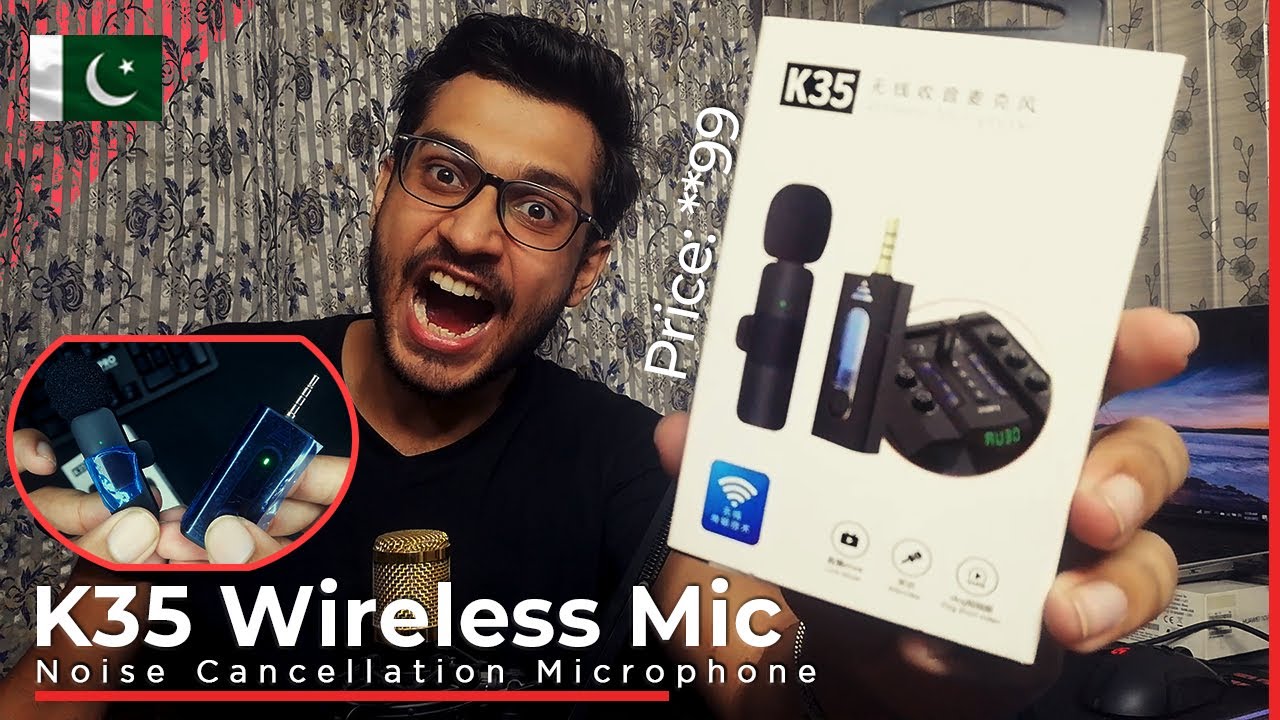 3.5mm Rs3000 Budget Wireless Microphone With Noise Cancellation For Vlogging Mic | K8 Vs K9 Vs K35