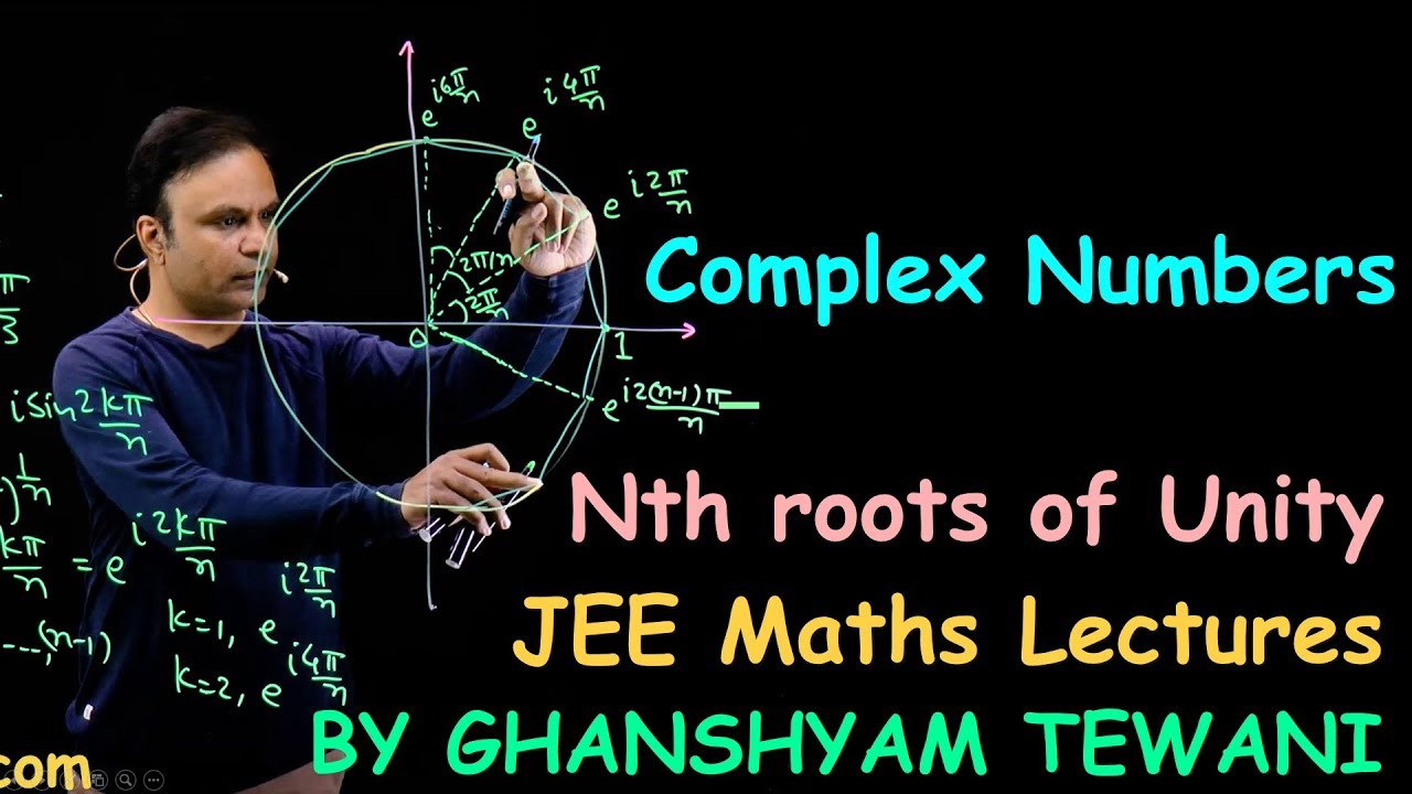 nth roots of unity | Complex numbers | JEE Maths Videos by Ghanshyam Tewani | Cengage
