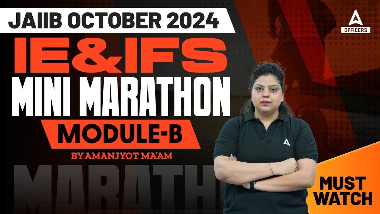 JAIIB IE And IFS Mini Marathon #2 | JAIIB IE And IFS | JAIIB 2024 Online Classes | JAIIB Oct 2024