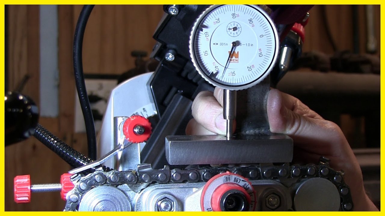 Accurate Chainsaw raker measurements with Dial indicator - 094