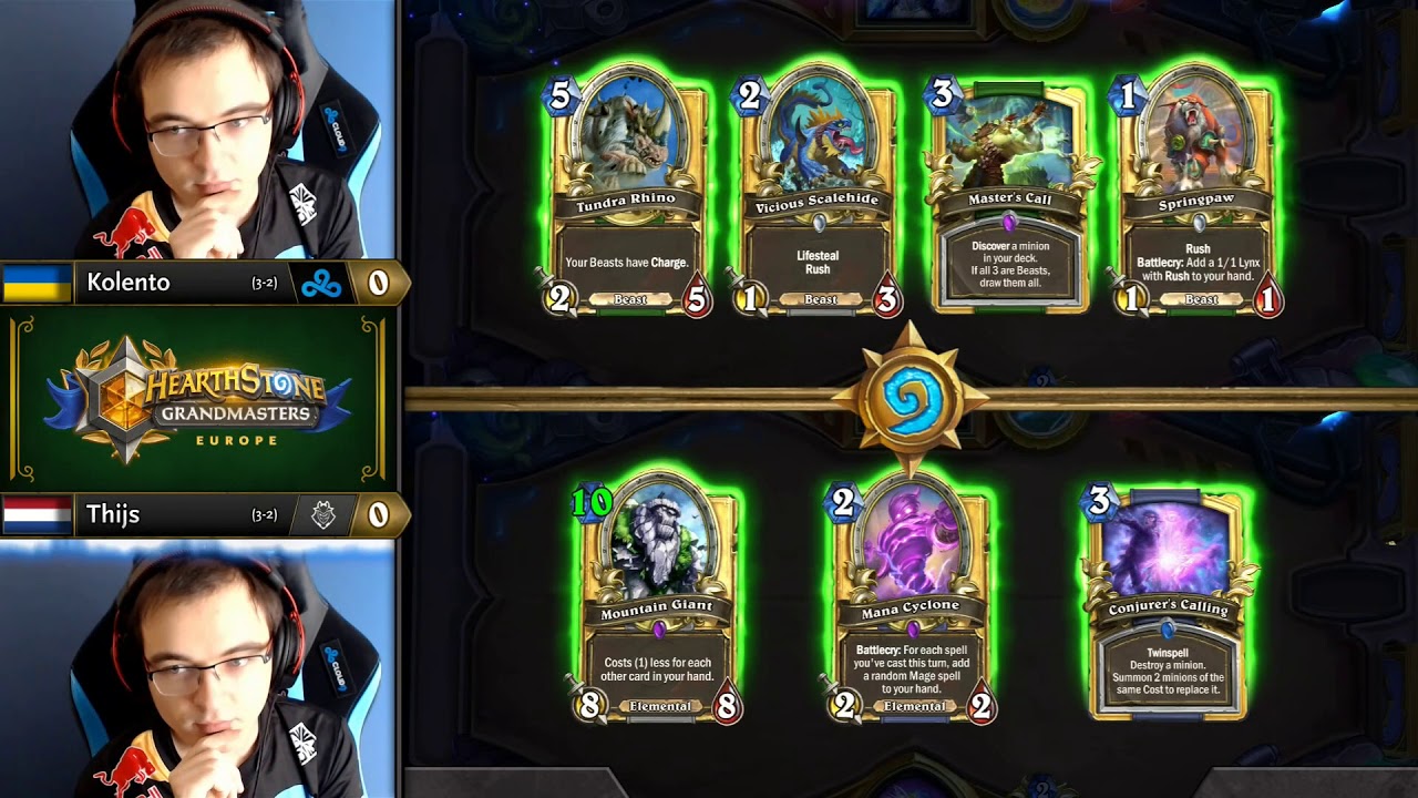 Kolento vs Thijs - Hearthstone Grandmasters Europe - Week 3