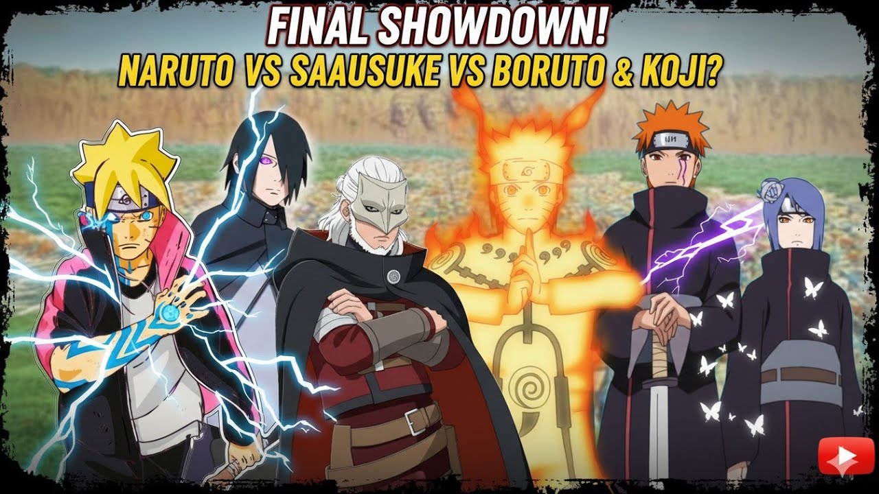 Siapa pemenang antara naruto,yahiko,konan VS sasuke,boruto,kashin koji? #narutostorm4 