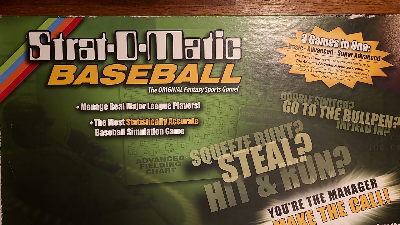 Strat-O-Matic Baseball 2015 Project (Advanced)
